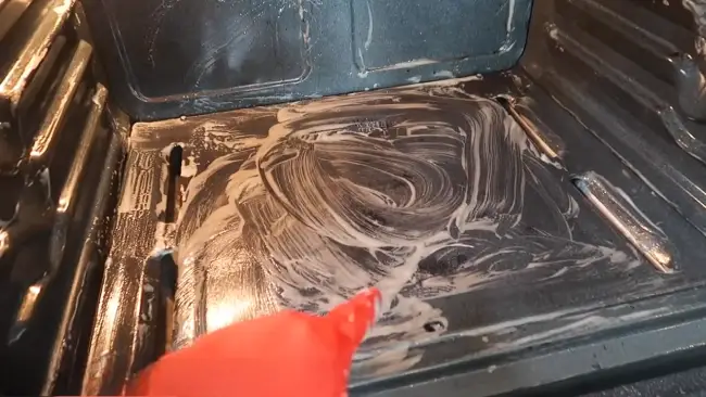 Clean Burnt Oven Floor