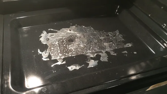 Clean Melted Plastic From Oven