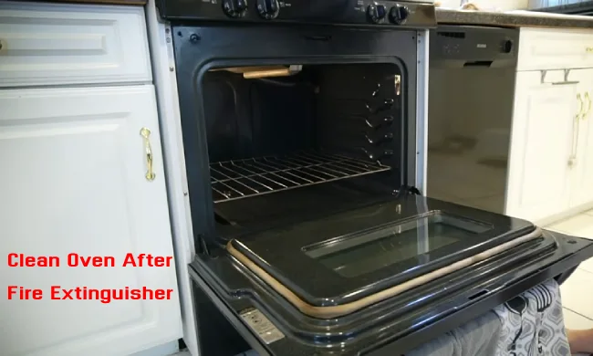 Clean Oven After Fire Extinguisher