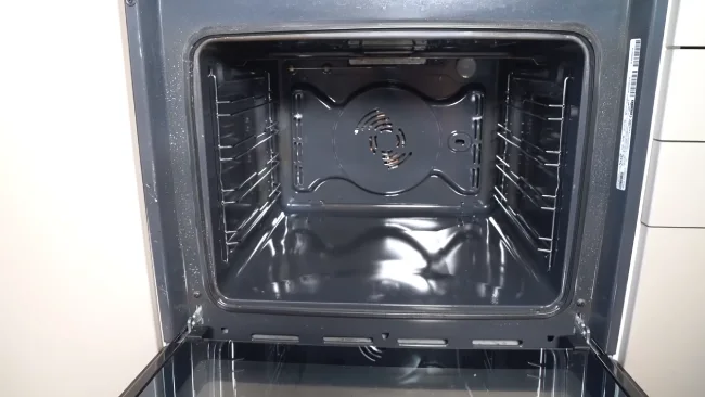 How long does it take to remove oven cleaner residue