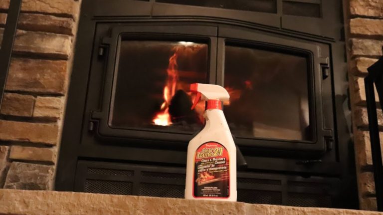 best gas fireplace glass cleaner