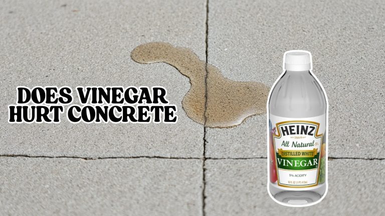 Does Vinegar Hurt Concrete
