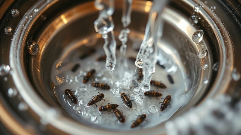 does boiling water kill drain flies