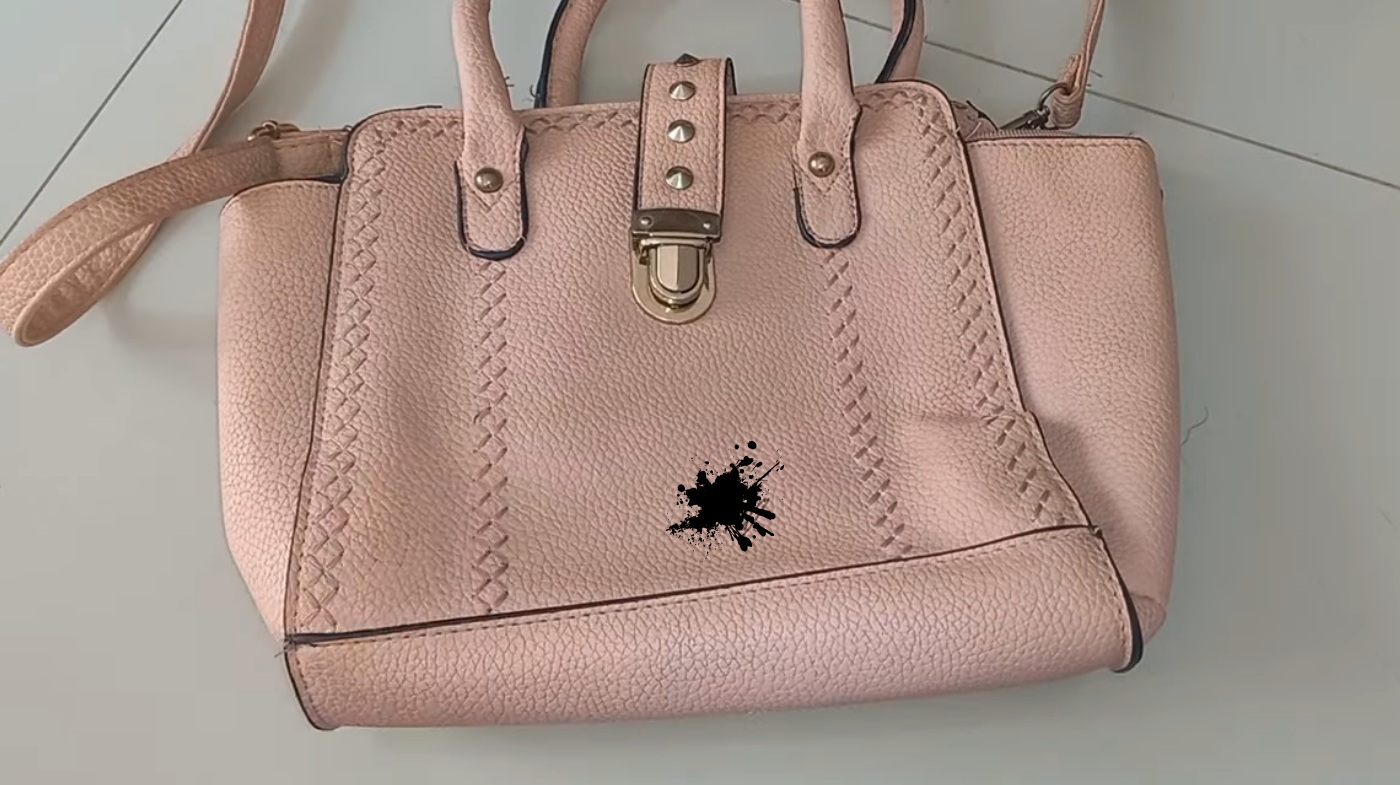 how to remove ink stains from leather handbags