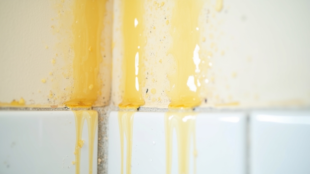yellow stains from moisture