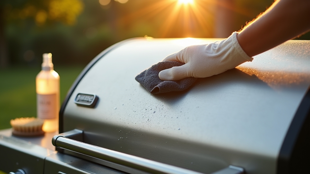 regular exterior grill maintenance