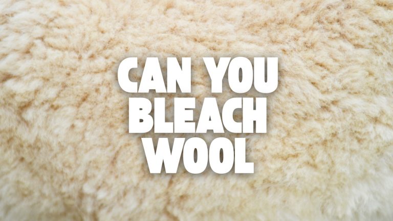can you bleach wool