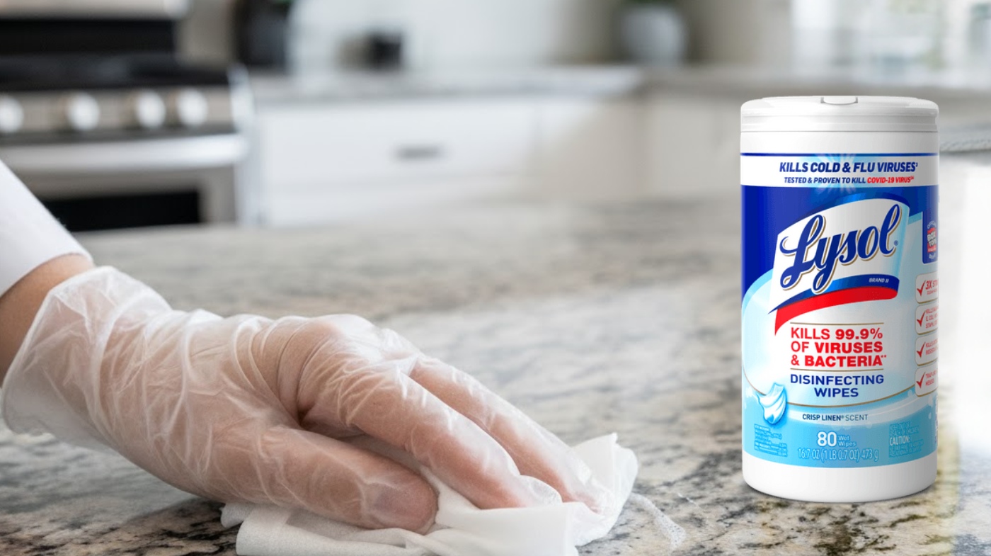 can you use lysol wipes on granite