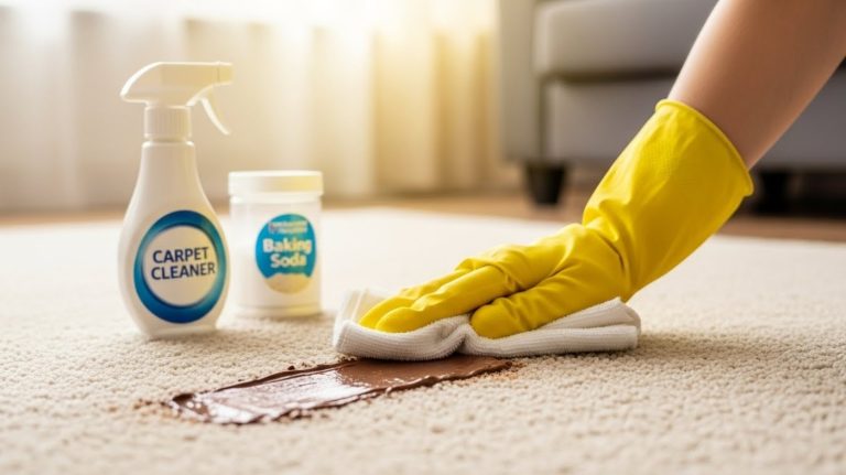 how to clean chocolate from carpet