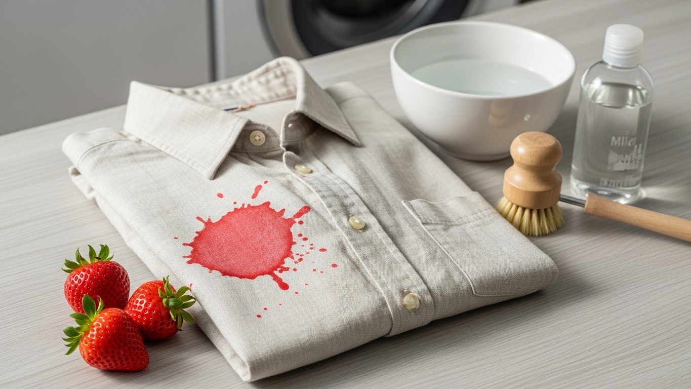 How to Get Strawberry Out of Clothes