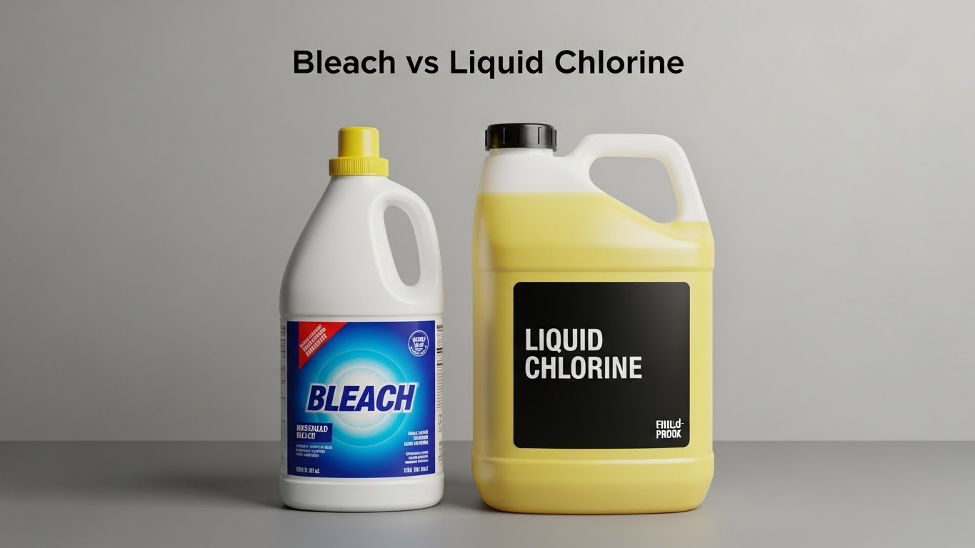 bleach vs liquid chlorine