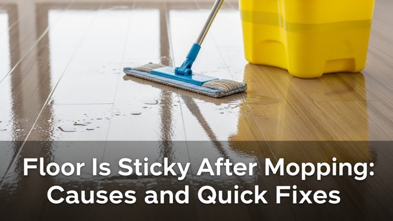 floor is sticky after mopping