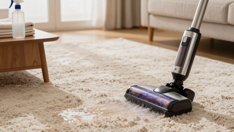 vacuuming after carpet cleaning