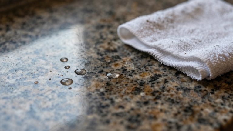 water bead test indicates sealing