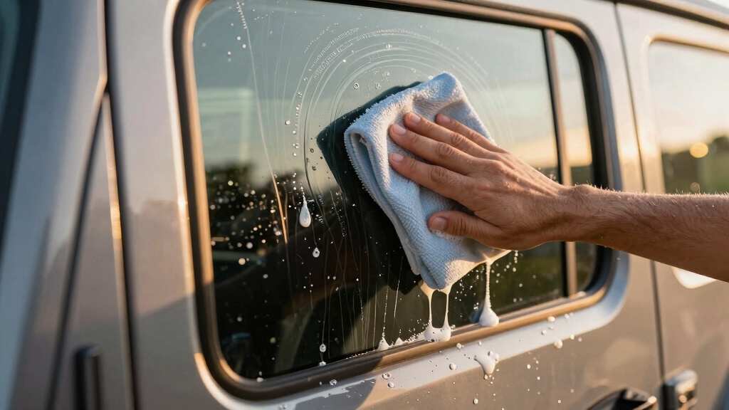 cleaning jeep plastic windows