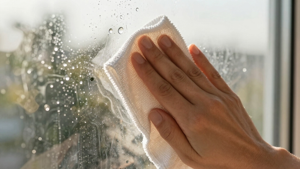 optimal method for cleaning glass