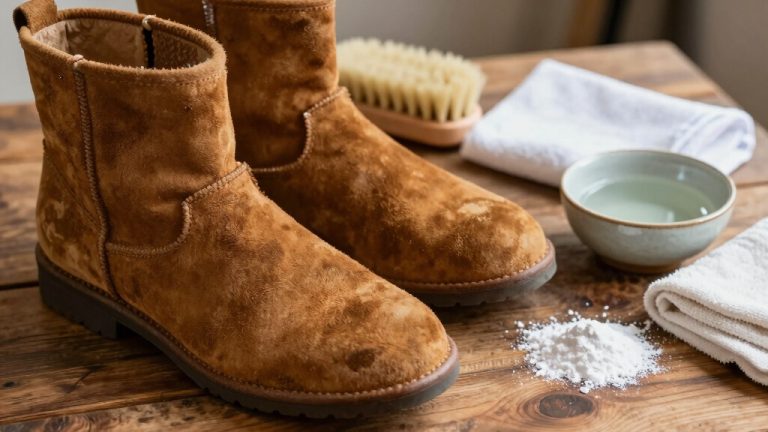 clean gently with suede brush