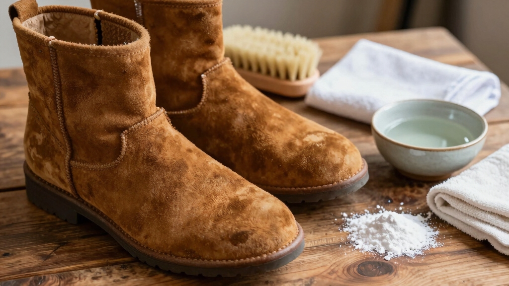 clean gently with suede brush