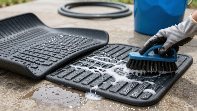 deep clean fabric and rubber