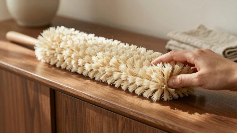 dust with microfiber cloth