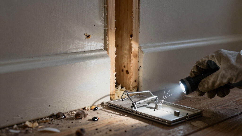 eliminate mice living in walls