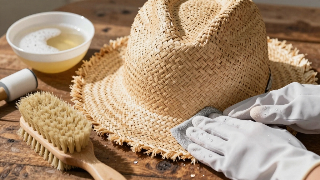 handwash hat with mild detergent