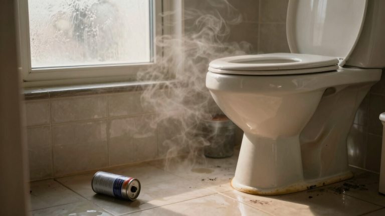 lingering urine like bathroom odor