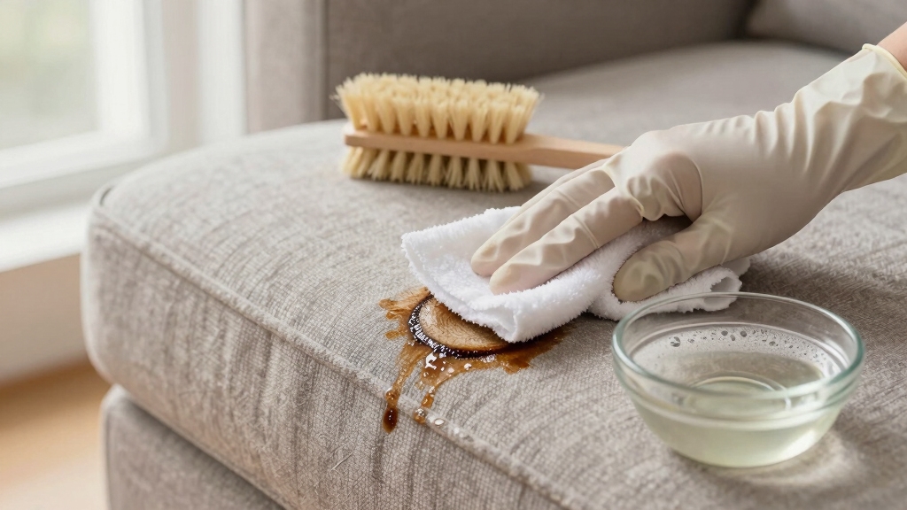remove coffee stain from couch