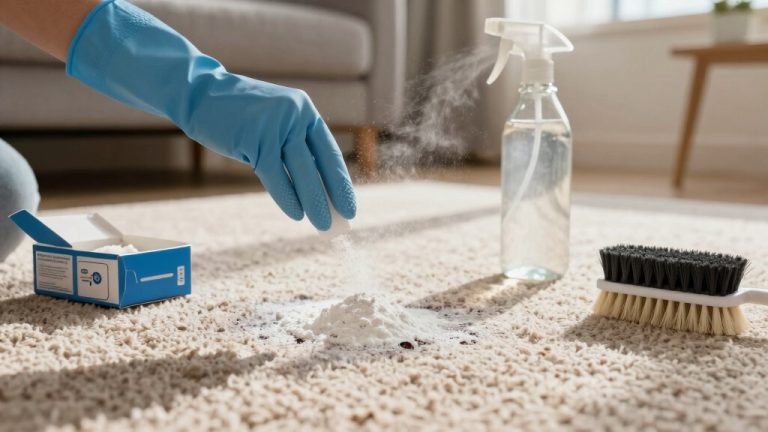 remove cat poop carpet odor