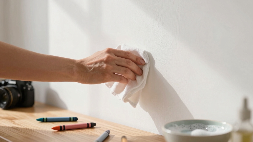 remove crayon marks safely