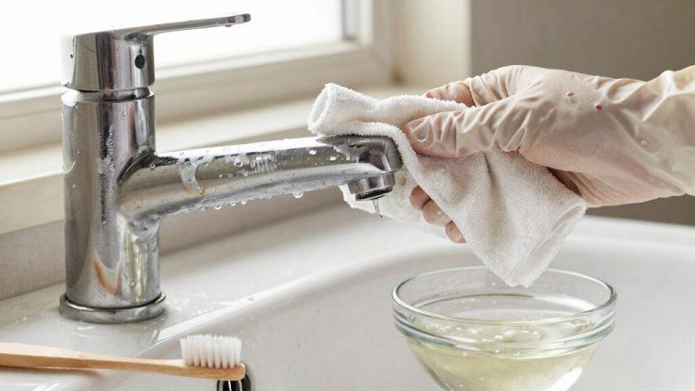 remove hard water mineral deposits