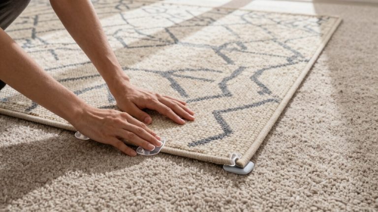secure rug to carpet