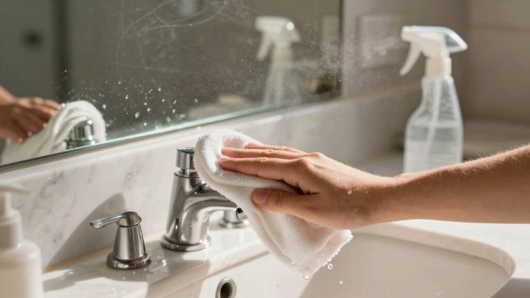 streak free glass cleaning method