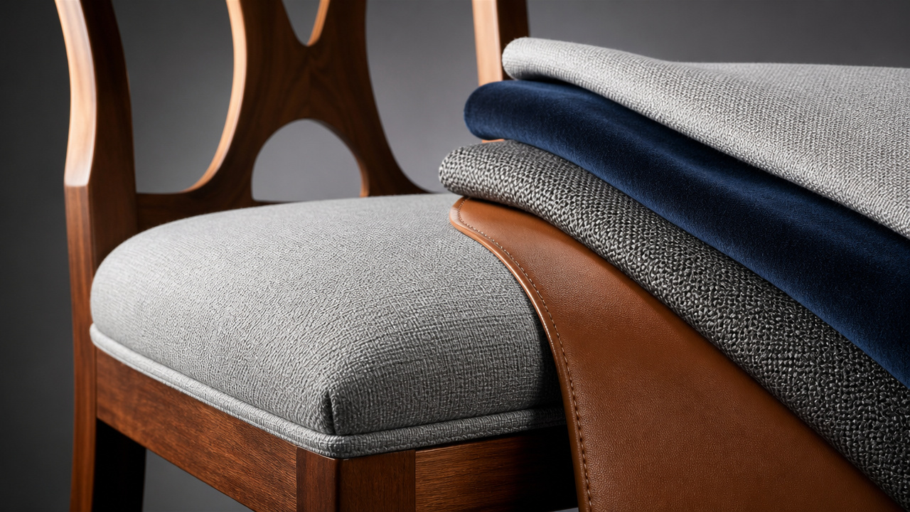 best fabric for reupholstering dining chairs