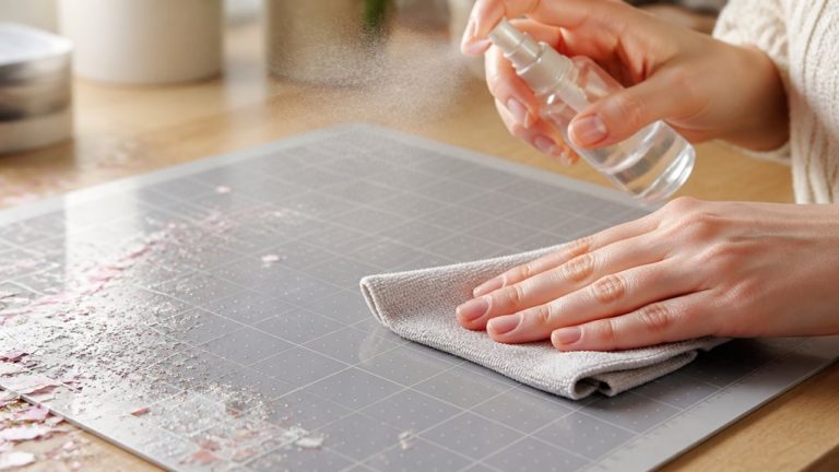 clean sticky cricut mat