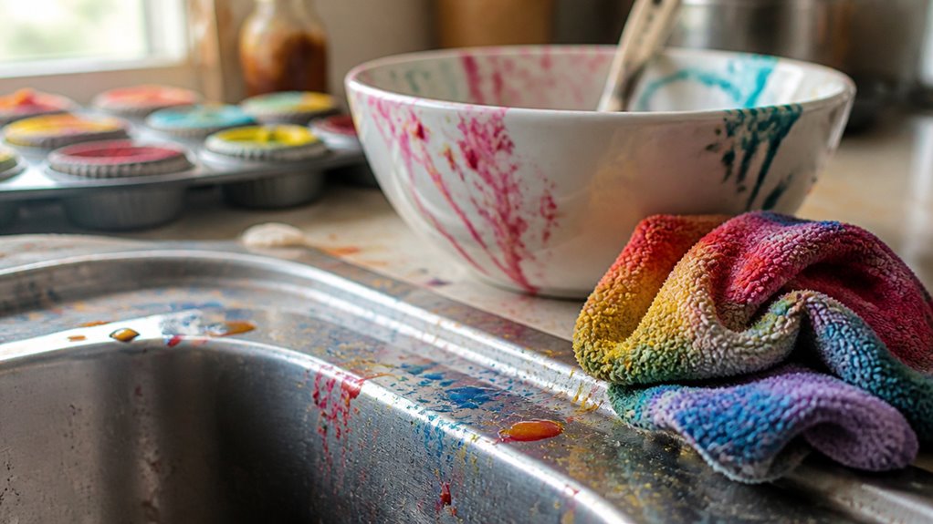 remove stains from food coloring