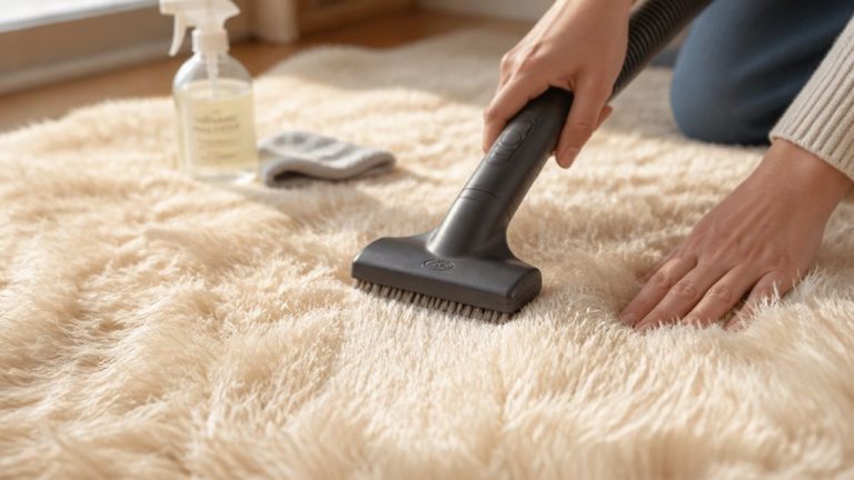 gentle spot clean with care