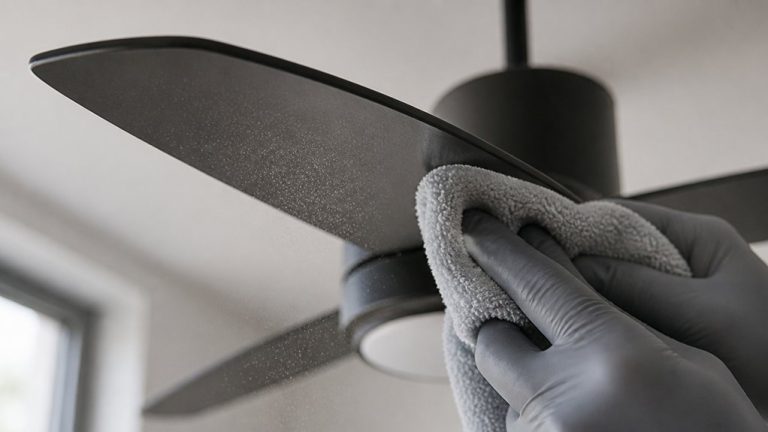 how to clean a fan