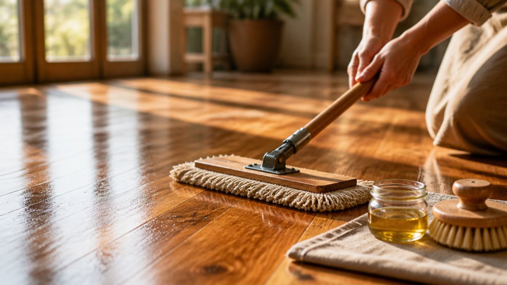 restore shine to hardwood