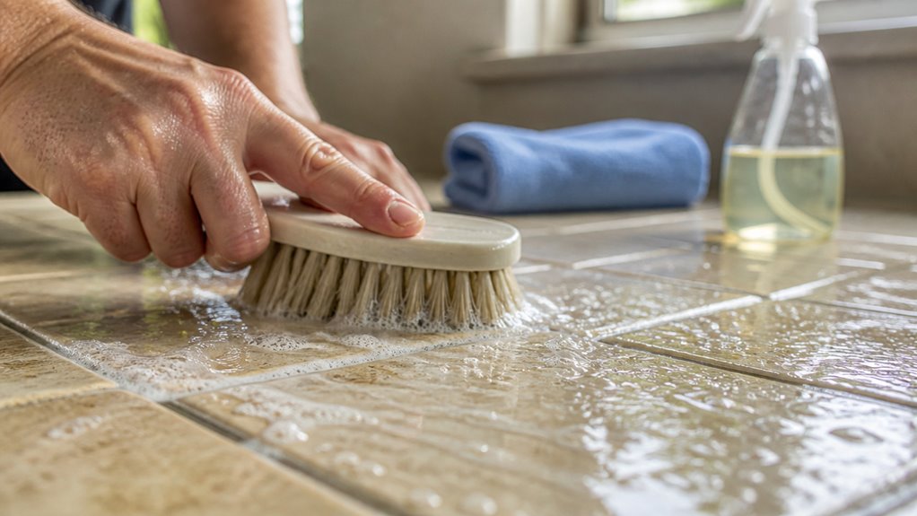 deep clean tile and grout