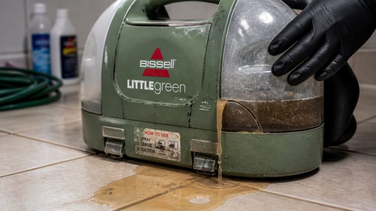 leaking bissell little green