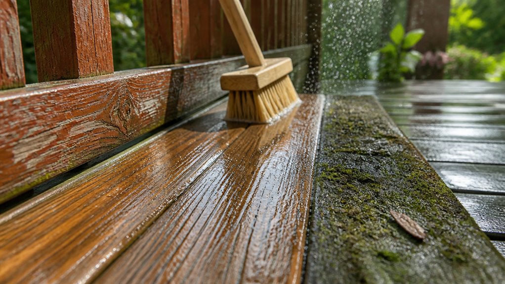 vinegar kills deck mold